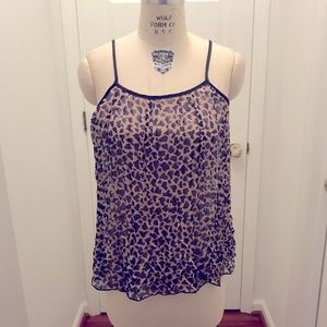 Hello Miss Patterned Tank, Size S